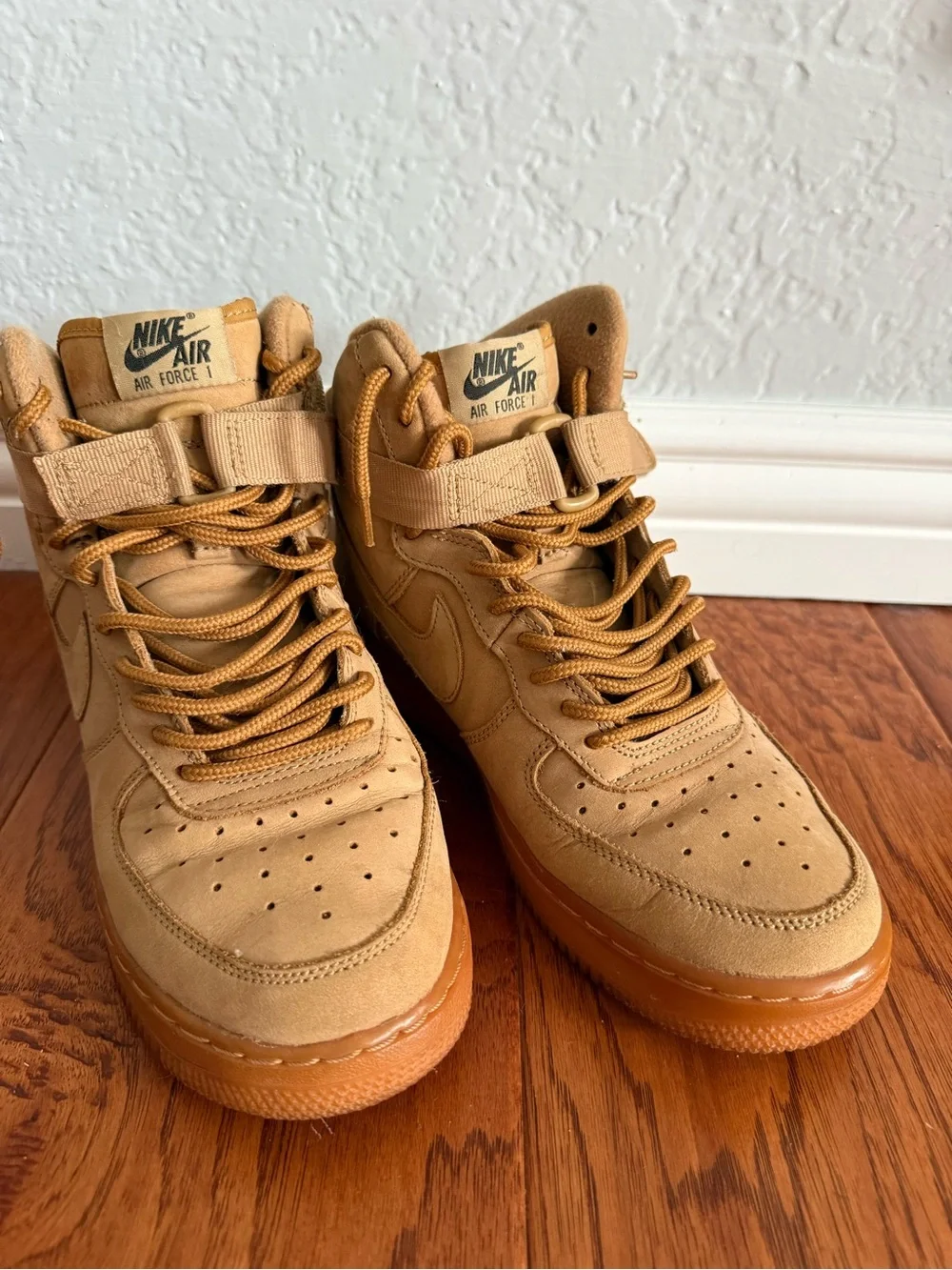 Nike Air Force 1 High Wheat/Golden Brown Sneakers